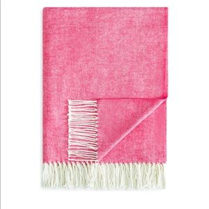 LANDS DOWNUNDER PEONY ITALIAN HERRINGBONE THROW